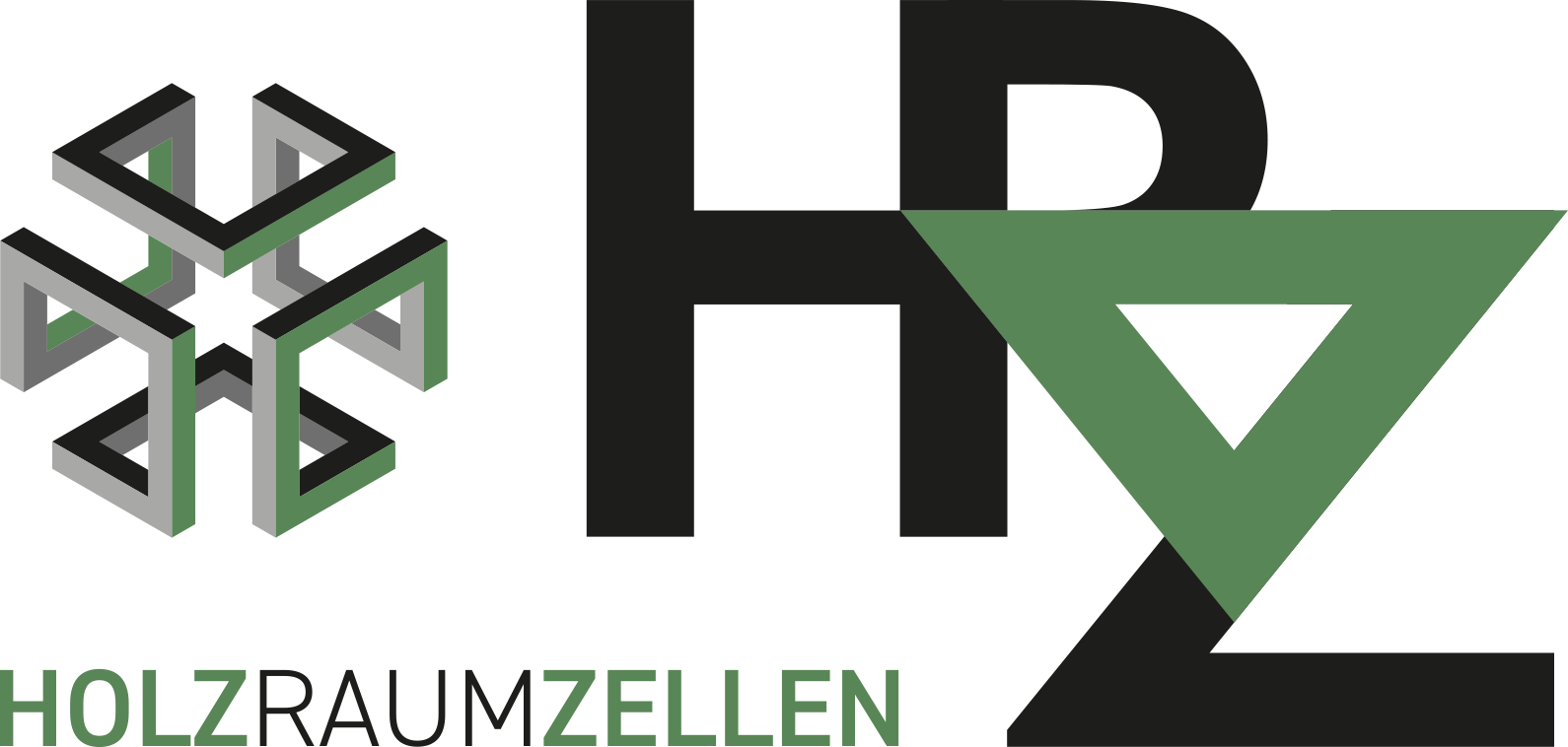 HolzRaumZellen Logo mit Schriftzug